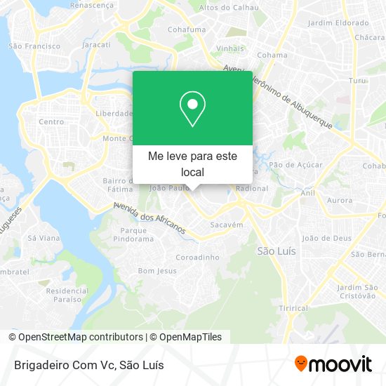 Brigadeiro Com Vc mapa