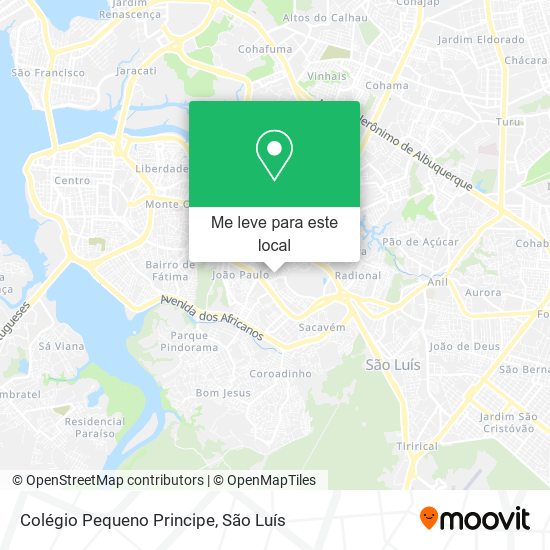 Colégio Pequeno Principe mapa