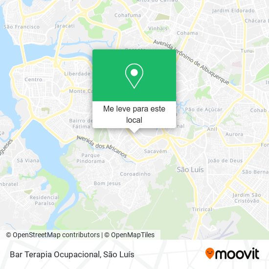 Bar Terapia Ocupacional mapa