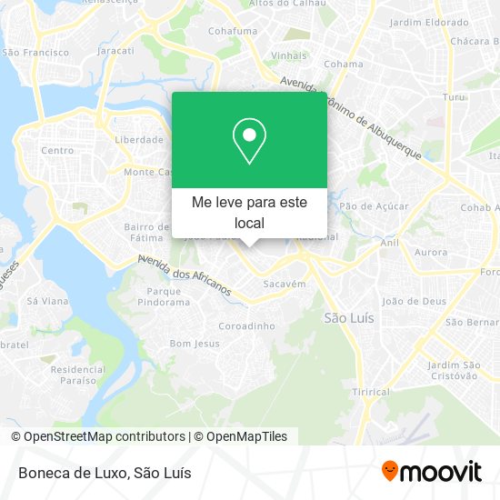 Boneca de Luxo mapa