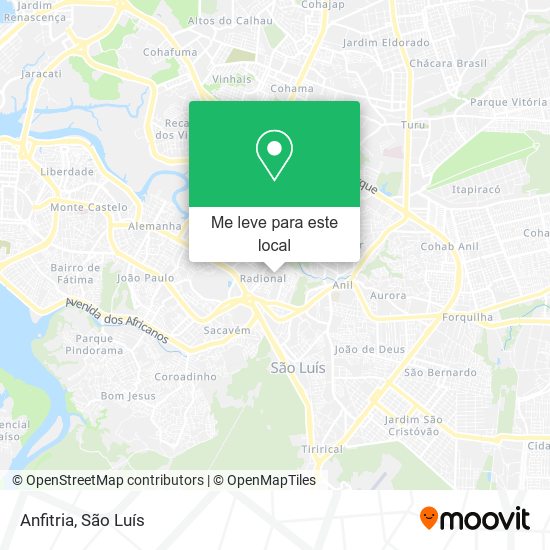 Anfitria mapa