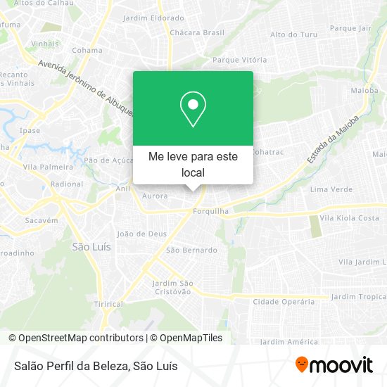 Salão Perfil da Beleza mapa