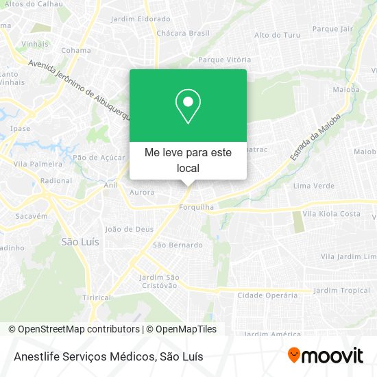Anestlife Serviços Médicos mapa