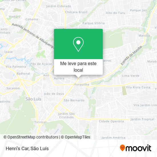 Henri's Car mapa