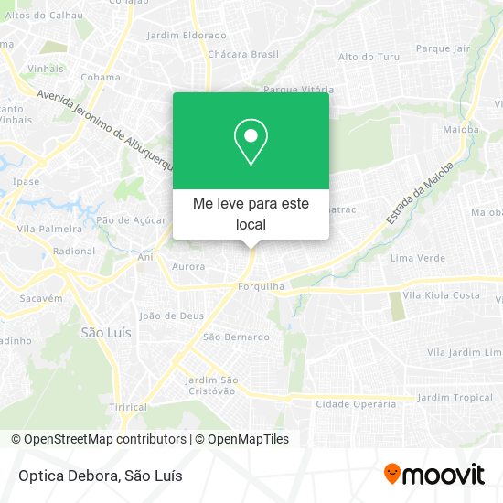 Optica Debora mapa