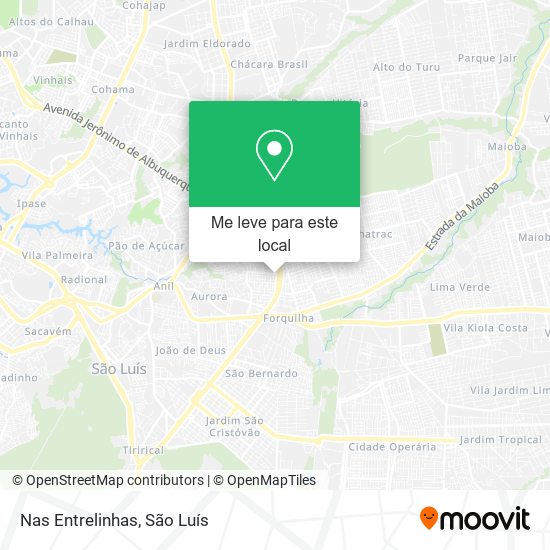 Nas Entrelinhas mapa