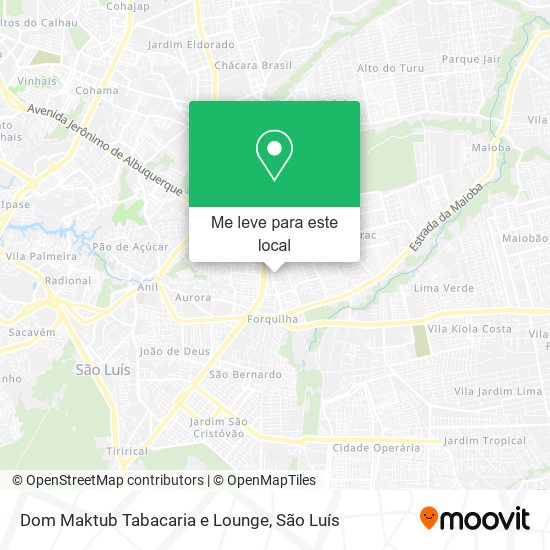 Dom Maktub Tabacaria e Lounge mapa