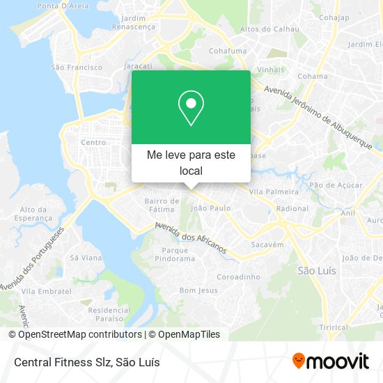 Central Fitness Slz mapa