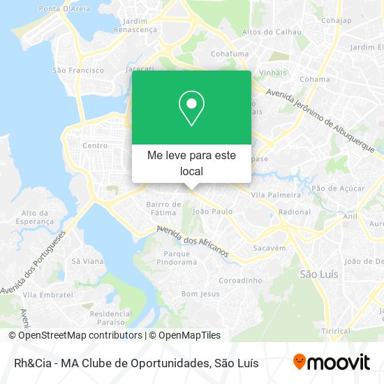 Rh&Cia - MA Clube de Oportunidades mapa