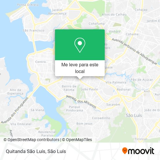 Quitanda São Luís mapa