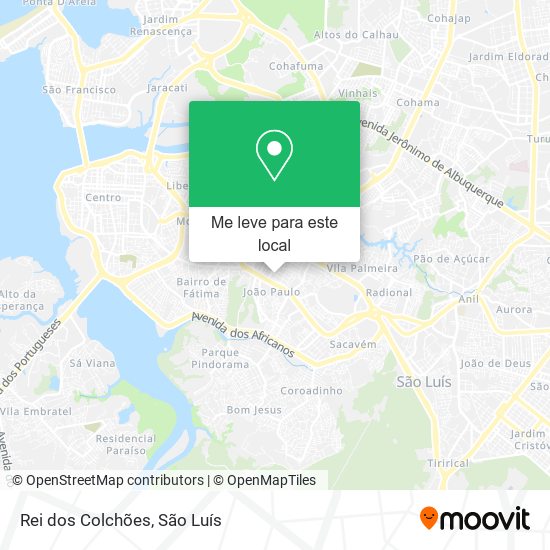 Rei dos Colchões mapa