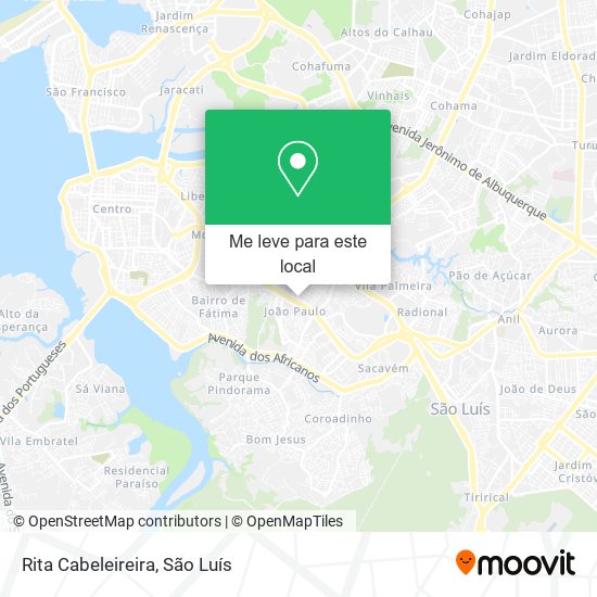 Rita Cabeleireira mapa