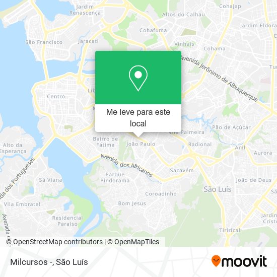 Milcursos - mapa