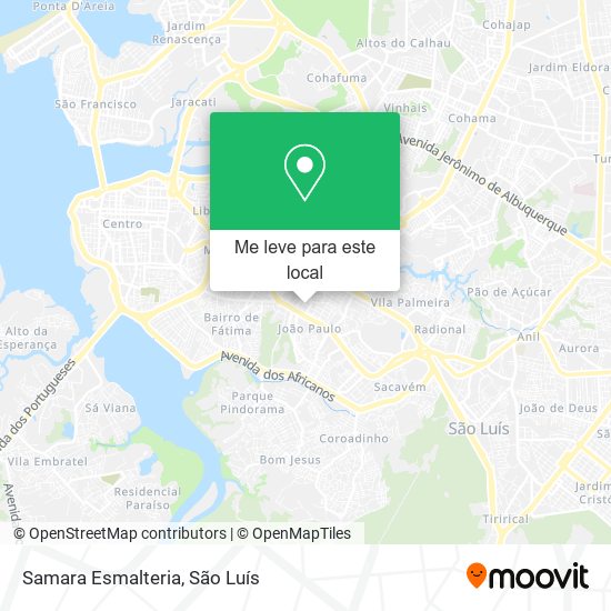 Samara Esmalteria mapa