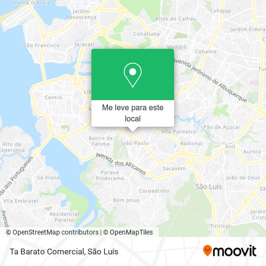 Ta Barato Comercial mapa