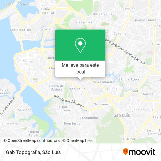 Gab Topografia mapa