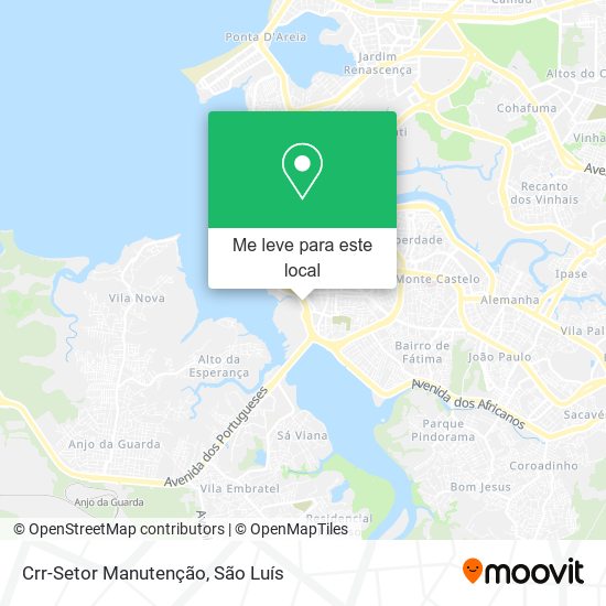 Crr-Setor Manutenção mapa