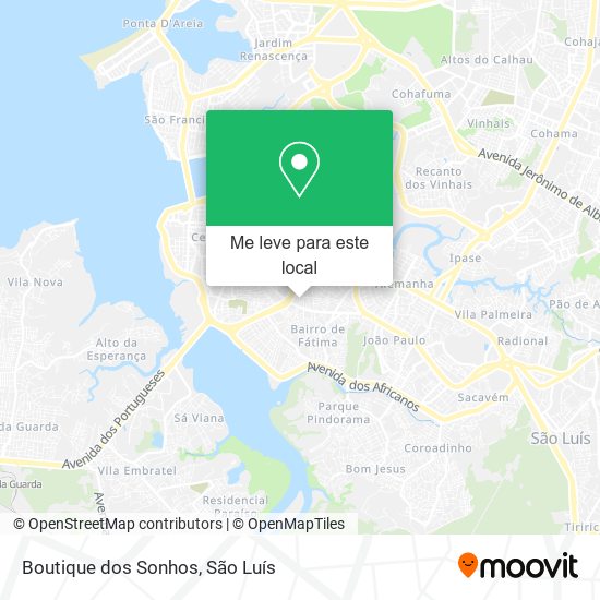 Boutique dos Sonhos mapa