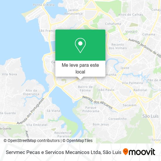 Servmec Pecas e Servicos Mecanicos Ltda mapa