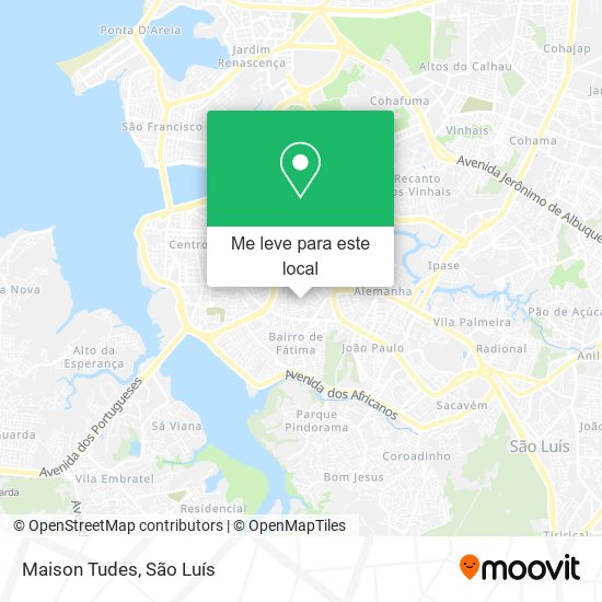 Maison Tudes mapa
