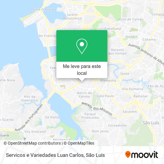 Servicos e Variedades Luan Carlos mapa