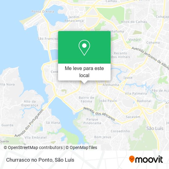 Churrasco no Ponto mapa