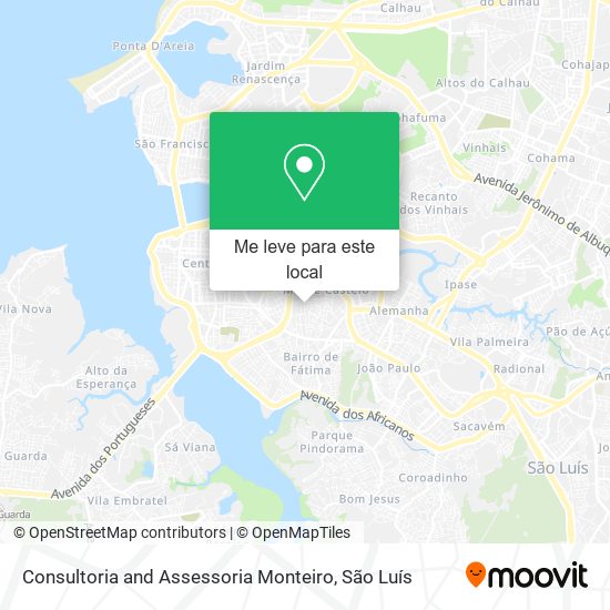 Consultoria and Assessoria Monteiro mapa