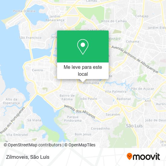 Zilmoveis mapa