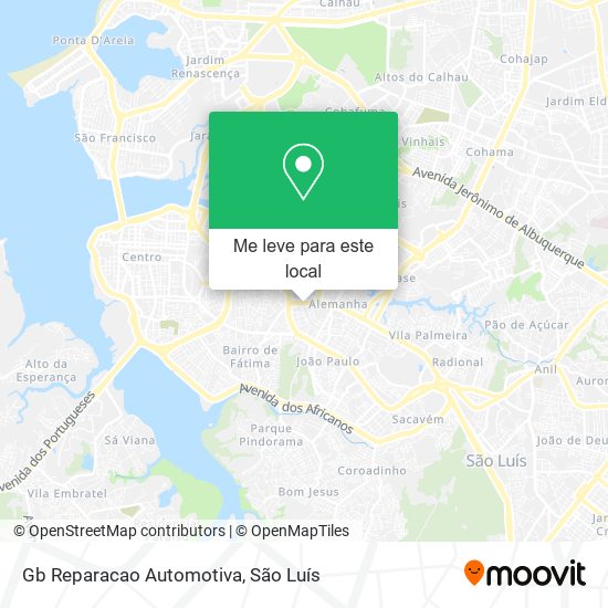 Gb Reparacao Automotiva mapa