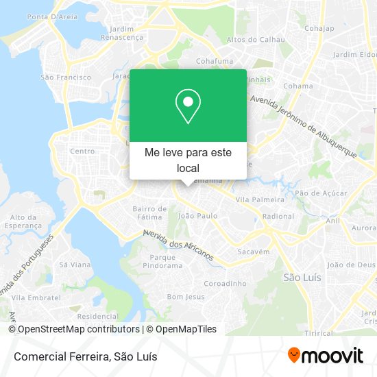 Comercial Ferreira mapa