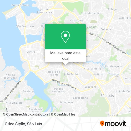 Otica Styllo mapa