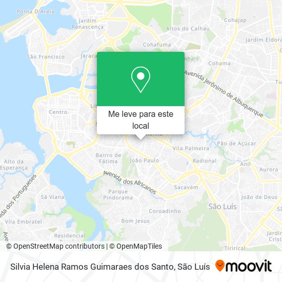 Silvia Helena Ramos Guimaraes dos Santo mapa