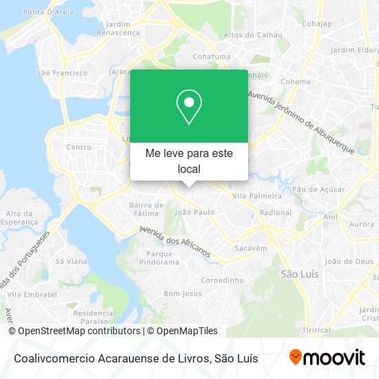 Coalivcomercio Acarauense de Livros mapa