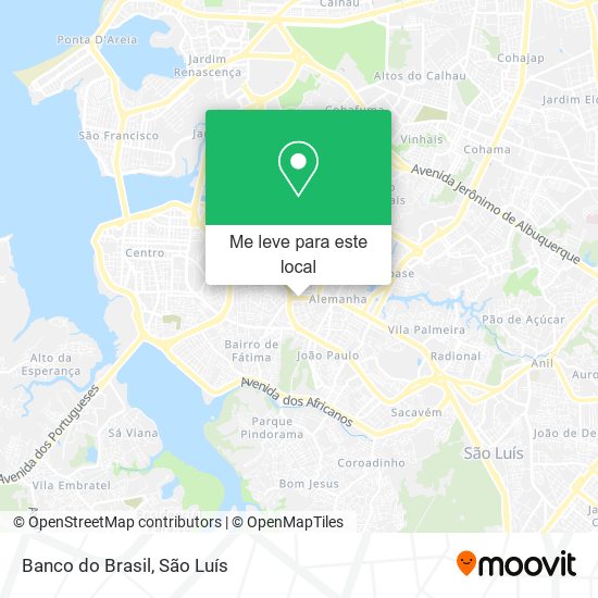 Banco do Brasil mapa