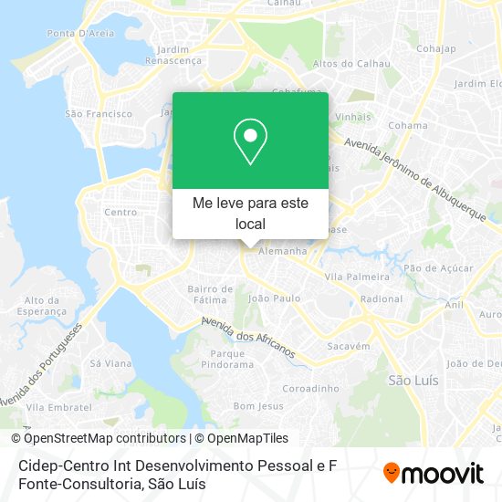 Cidep-Centro Int Desenvolvimento Pessoal e F Fonte-Consultoria mapa