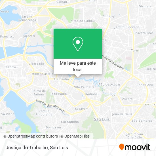 Justiça do Trabalho mapa