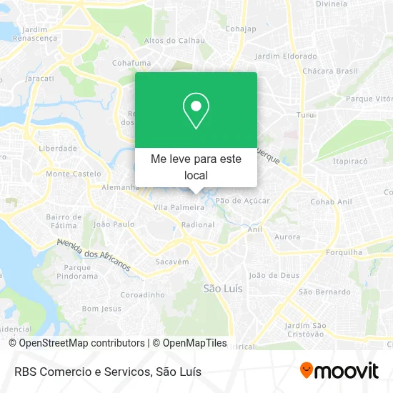 RBS Comercio e Servicos mapa
