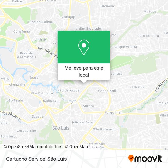 Cartucho Service mapa