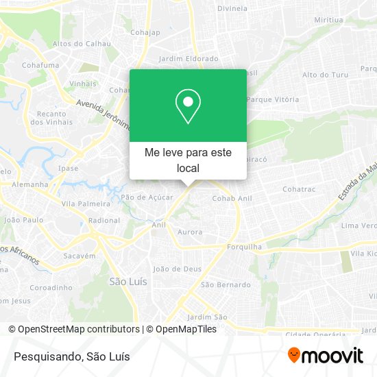 Pesquisando mapa