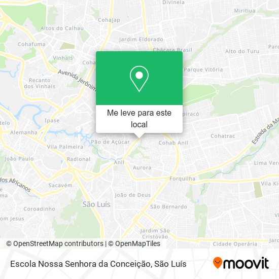 Escola Nossa Senhora da Conceição mapa