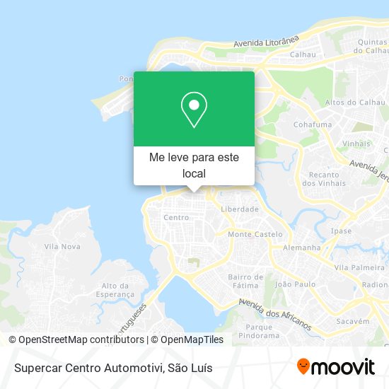 Supercar Centro Automotivi mapa