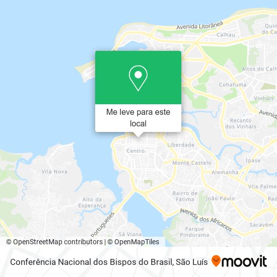 Conferência Nacional dos Bispos do Brasil mapa