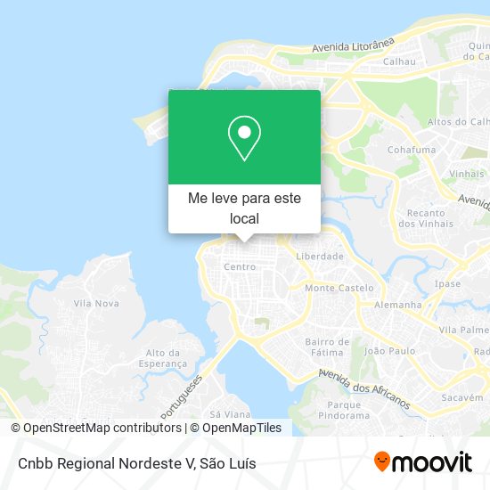 Cnbb Regional Nordeste V mapa