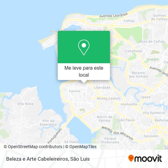 Beleza e Arte Cabeleireiros mapa