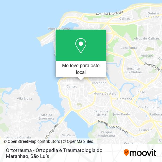 Ortotrauma - Ortopedia e Traumatologia do Maranhao mapa