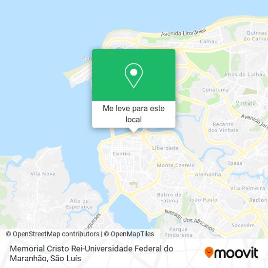 Memorial Cristo Rei-Universidade Federal do Maranhão mapa