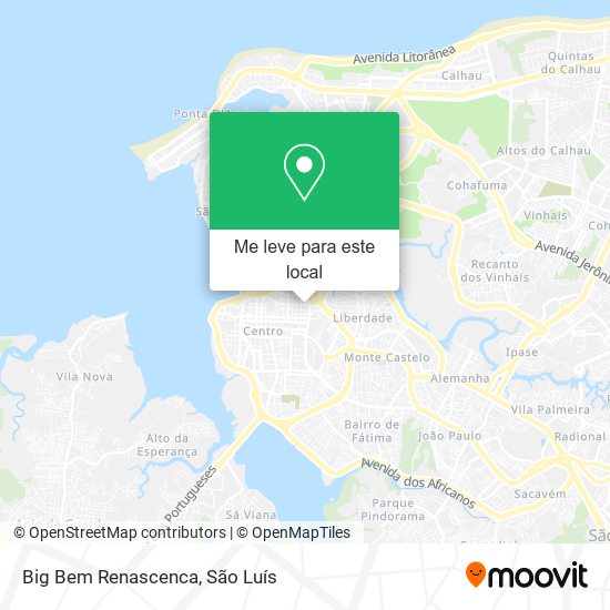 Big Bem Renascenca mapa