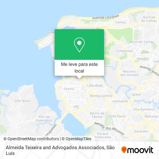 Almeida Teixeira and Advogados Associados mapa