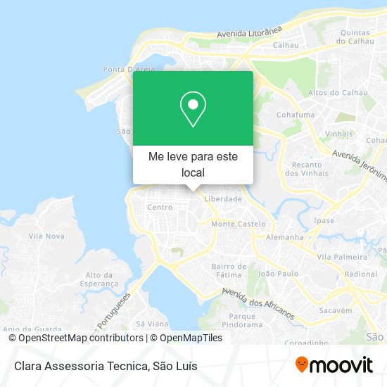 Clara Assessoria Tecnica mapa