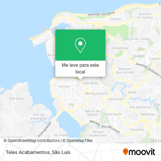 Teles Acabamentos mapa